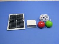 10w solar distant-control apple led light with lithium battery
