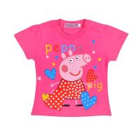 2014 New Style Children's Summer Tees Baby Frozen Short-sleeve Cartoon T-shirt 100% Cotton Girls Top Clothes