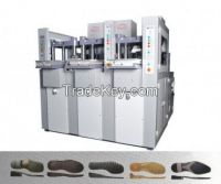 LM 3.1 PLC Systems Shoe Sole Machine Single Color 3 Stations