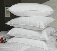 hotel white down pillow