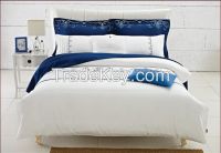 satin drill embroidered duvet cover