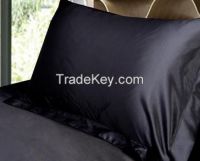 black silk pillow case