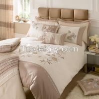 Sequin Floral Duvet Cover