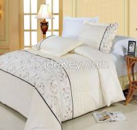 Embroidered 100% Egyptian cotton Duvet cover         