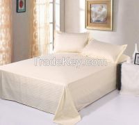 Camel Streak Cotton Bed Sheet