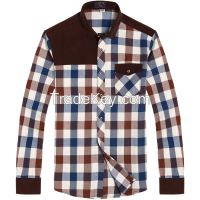 Men's shirts cotton/silk shirts