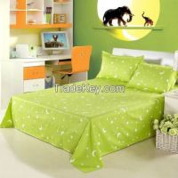 teenager fruit green 100% cotton bed sheet