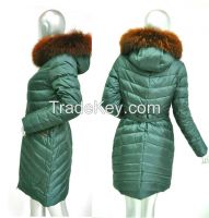 women's long down jackets with hood