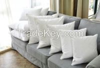 100%cotton fabric polyester pillow for sofa