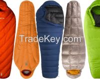 Camping waterproof down sleeping bag for extreme cold weather