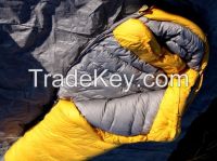 Down Sleeping bag for cold weather. waterproof sleeping bag. mummy sleeping bag