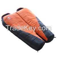 Double sleeping bag for lovers/two person sleeping bags