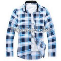 Fashion Men Plaid Shirts