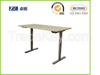 electric lifting table used on office desks with two leg