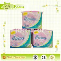Soft professional factory good price high quality 290mm ultra thin sanitary napkin/sanitary pad for lady