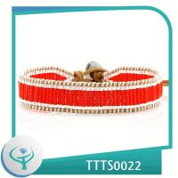 2014 new fashionable handmade single wrap girls seed bead bracelet