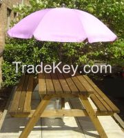 Fruit Cocktail Garden & Beach Parasol - Black Cherry