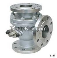 Stainess Steel flanged 3-WAY Ball Valve pneumatic actuator
