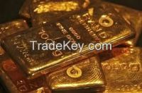 Au gold bars and dust with diamond for sale