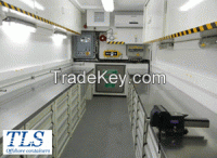 Offshore zone 1 / zone 2 rated pressurized container / mud logging cabin (A60 rated, ATEX)