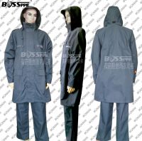 Falme Resistant Rain Jacket Fire Protective Rain Coat Firemen Rain Suit