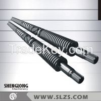 conical twin screw barrel