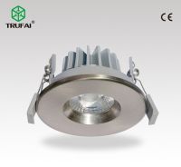 8W dimmable LED downlight brushed nickel warm light with sharp COB ceiling lamp recessed lights for accent lighting