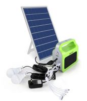 10W solar energy systems portable home lighting kits with 3W led bulbs and led flashlight