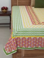 Myyra Bed Cover Hand Block Printed