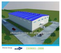 low cost steel structure prefab warehouse building