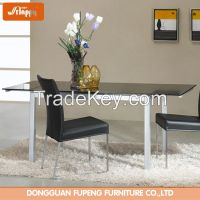 DT-914 Tempered Glass Dining Table