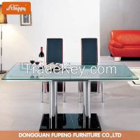 DT-809 Expandable Tempered Glass Dining room table