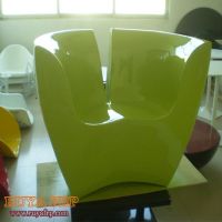 Fiberglass outdoor chair, garden furniture design