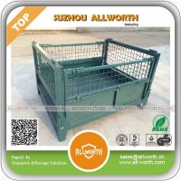 Warehouse Heavy Duty Steel Mesh Container/ Stacking Rack