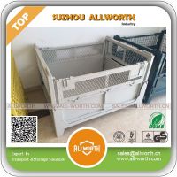 Warehouse Heavy Duty Steel Mesh Container/ Stacking Rack