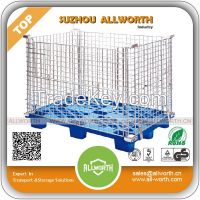 Warehouse Pallet Wire Mesh Container