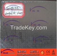 Reinforced graphite sheet tanged with tinplate insert