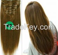 best quality wholesale 24 hour human hair virgin clip in hair