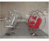 swivel hanging bubble chair