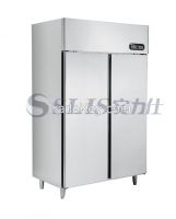 Vertical Commercial Refrigerator with 2 door.LED light,1000L