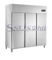 Vertical Stainless Steel Commercial Refrigerator with touch controller