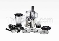 All-in-One Stainless Steel Food Processor, 800W Power