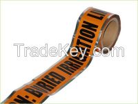 Caution Buried Electric Line Detectable Warning Tape For Pipes Protection