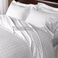 100% cotton hotel white bed sheet set cheap price