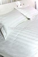 Wholesales Twin Stripe 5 Star Hotel Bed Linen Set