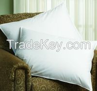 Good quality white duck down pillow for home and hotel