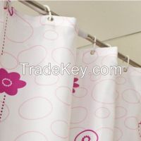 HIGH QUALITY POLYESTER SHOWER CURTAIN FOR HOTEL