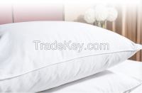 Very soft hotel pure white cotton pillow and quilt case
