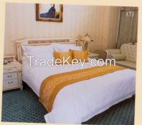 egyptian cotton embroidery design bedding set / hotel sheet set / bed set