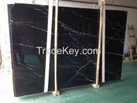Best-selling Chinese Black Marble, Marquina Marble Slabs and Tiles